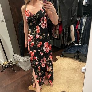 Beautiful floral maxi dress by Venus size Small